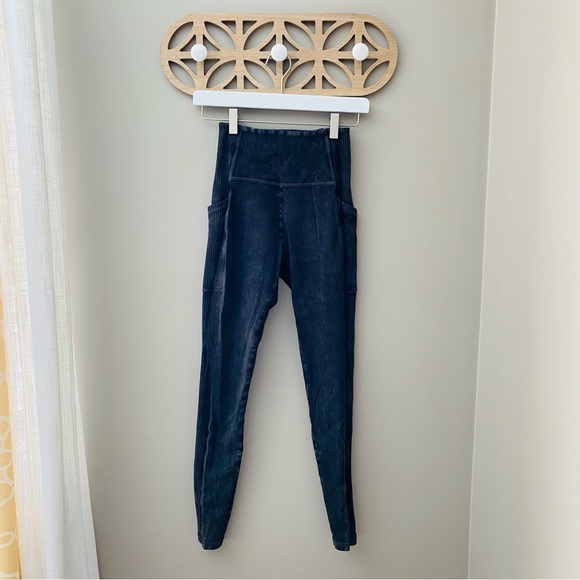 aerie Hi-Rise Leggings Charcoal Sz Small - Picture 1 of 9